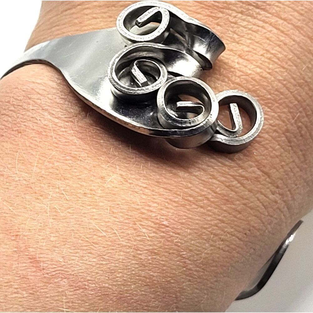 Artisanal Cuff Bracelet Made From Forks Ace Mart Stainless Thailand